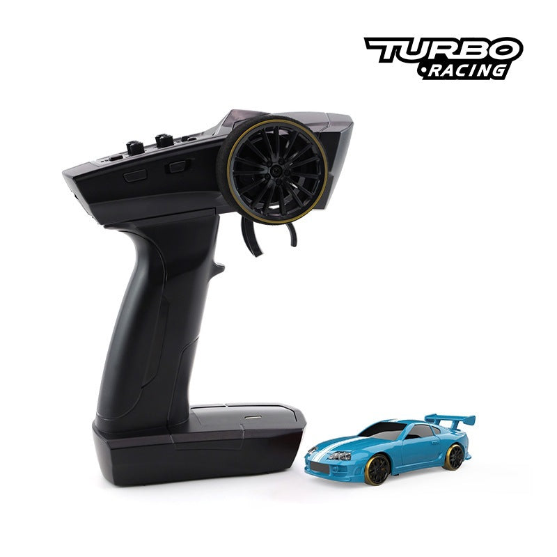 Turbo Racing C61 C62 C63 C64 RC Drift Car 1:76 Scale Mini Remote Control Vehicle with Built-in Gyroscope - Perfect for Indoor Racing, Drift Competitions & Collectors