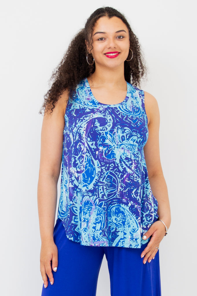 Jazz Tank Top for Women - Soft & Breathable Bamboo Fabric - Perfect for Yoga, Workouts & Casual Wear