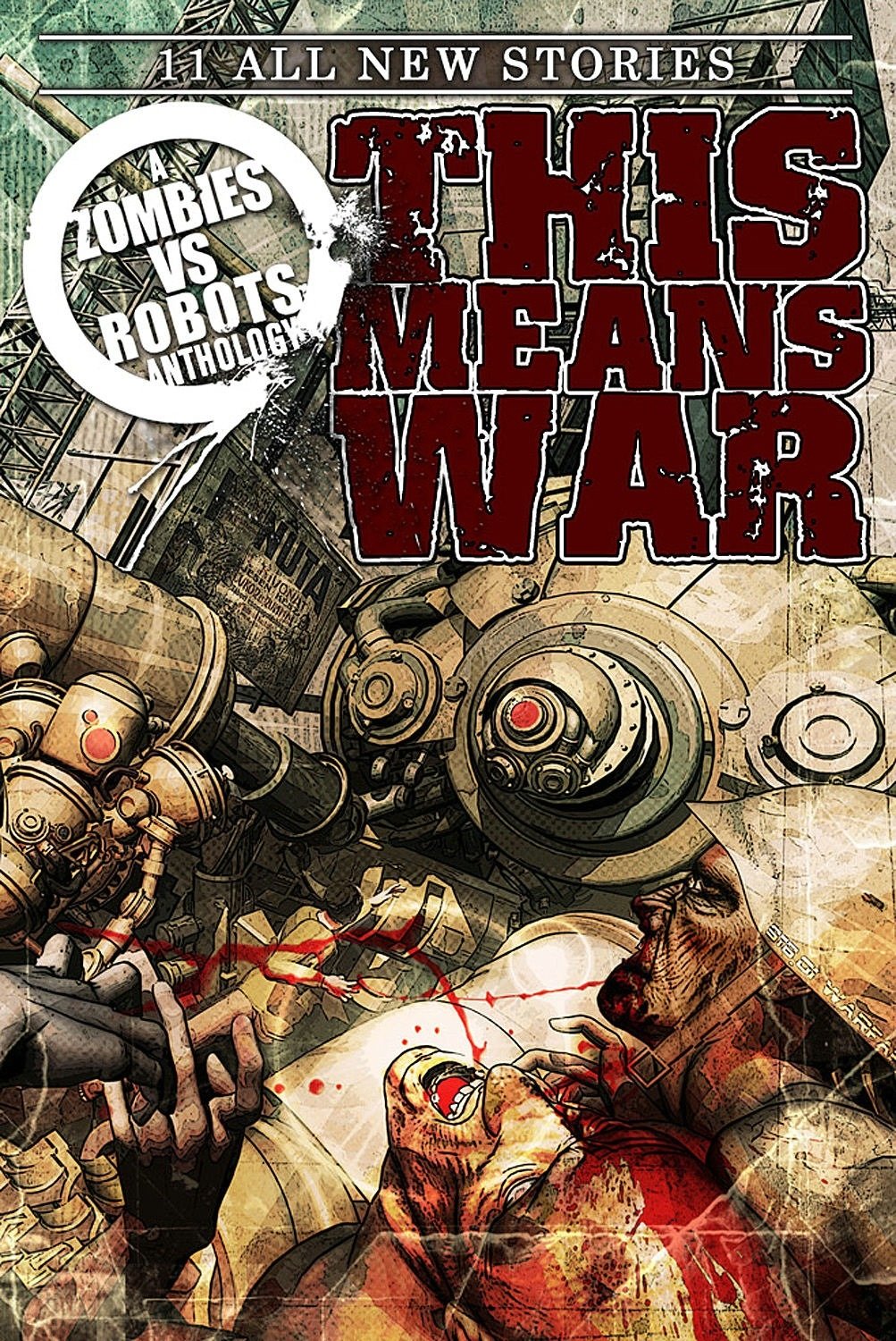 Zombies vs Robots: This Means War! - Epic Battle Board Game for Adults & Teens - Perfect for Game Nights, Parties & Strategy Lovers