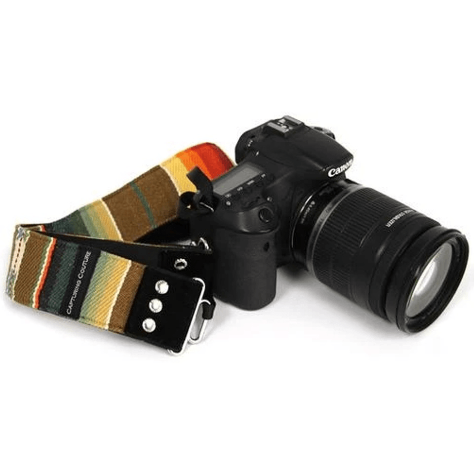 Capturing Couture Camera Strap - Premium Adjustable Neck Strap for DSLR & Mirrorless Cameras | Indian Summer Pattern | Perfect for Travel Photography & Outdoor Adventures