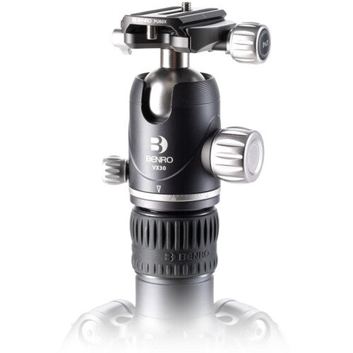 Benro Rhino Carbon Fiber Tripod & Monopod with VX30 Ballhead - 4-Section Legs for Travel, Photography & Videography