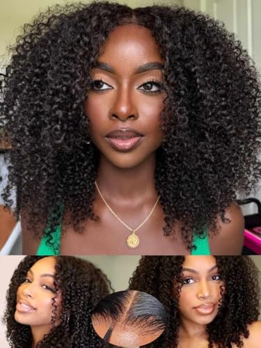 Natural Black│Kinky Curly│7x5 HD Lace