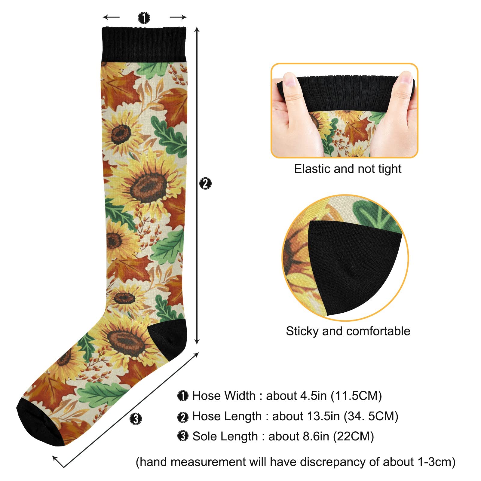 JUNZAN Christmas Dachshund Compression Socks for Women & Men - Circulation Support Socks for Running, Cycling, Nursing - Perfect for Holiday Gifts & Athletic Performance