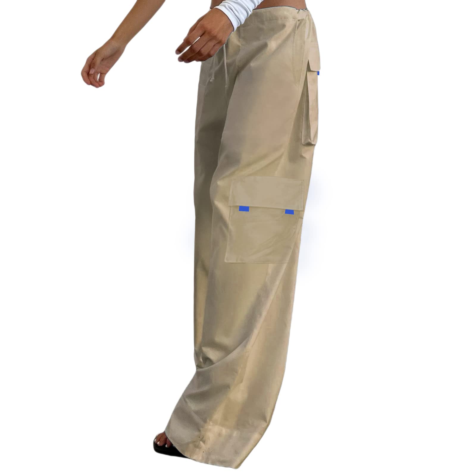 Y2K Baggy Cargo Pants for Women - Hip Hop Punk Joggers, Casual Sweatpants with Pockets, Wide Leg Loose Streetwear Trousers | Perfect for Concerts, Skateboarding & Urban Fashion Outfits