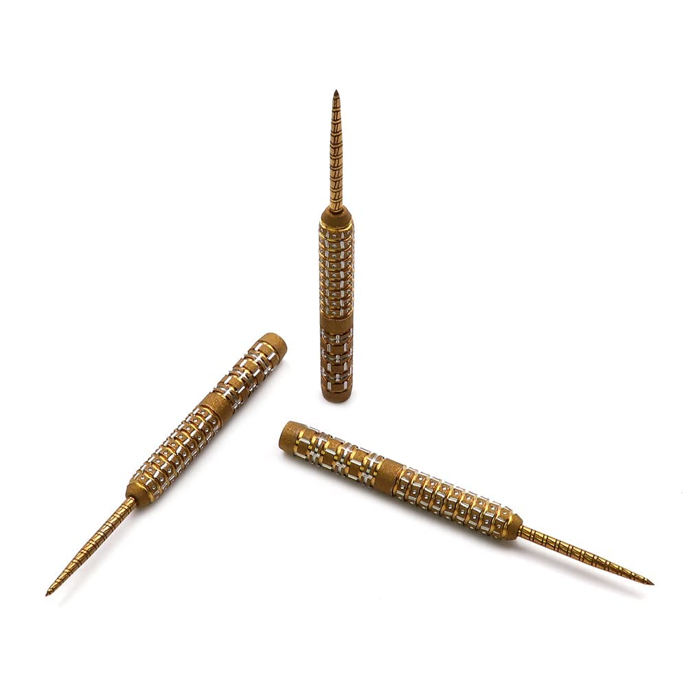 CUESOUL 90% Tungsten Steel Tip Darts Set - 21g/22g/23g Oil Paint Finish for Cocktail, COLA Beer & Draft Beer - Perfect for Bars, Pubs & Home Game Rooms