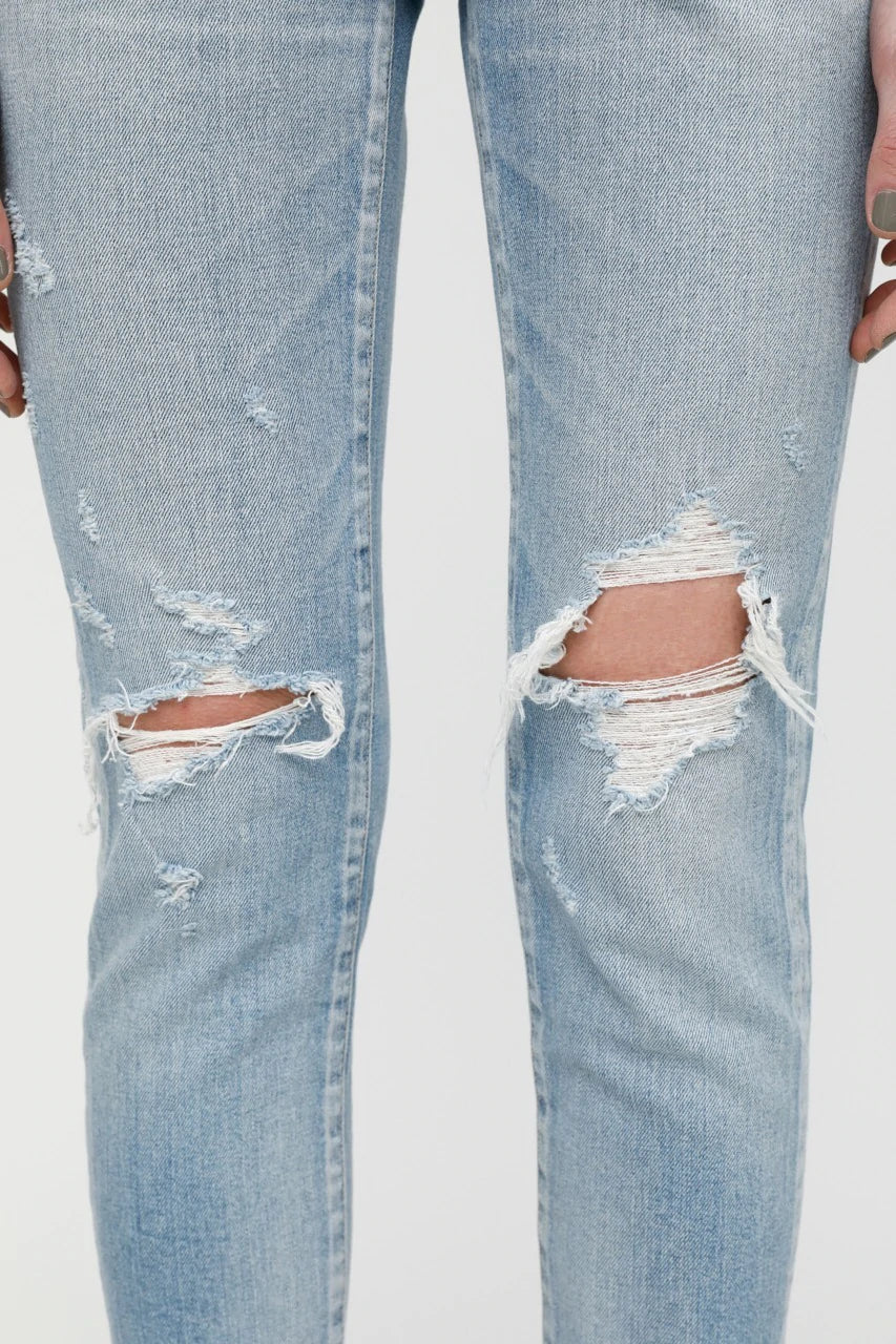 Altawoods Skinny Jeans for Women - Light Blue Denim Stretch Pants | Slim Fit High Waist Trousers for Casual Wear & Everyday Outfits