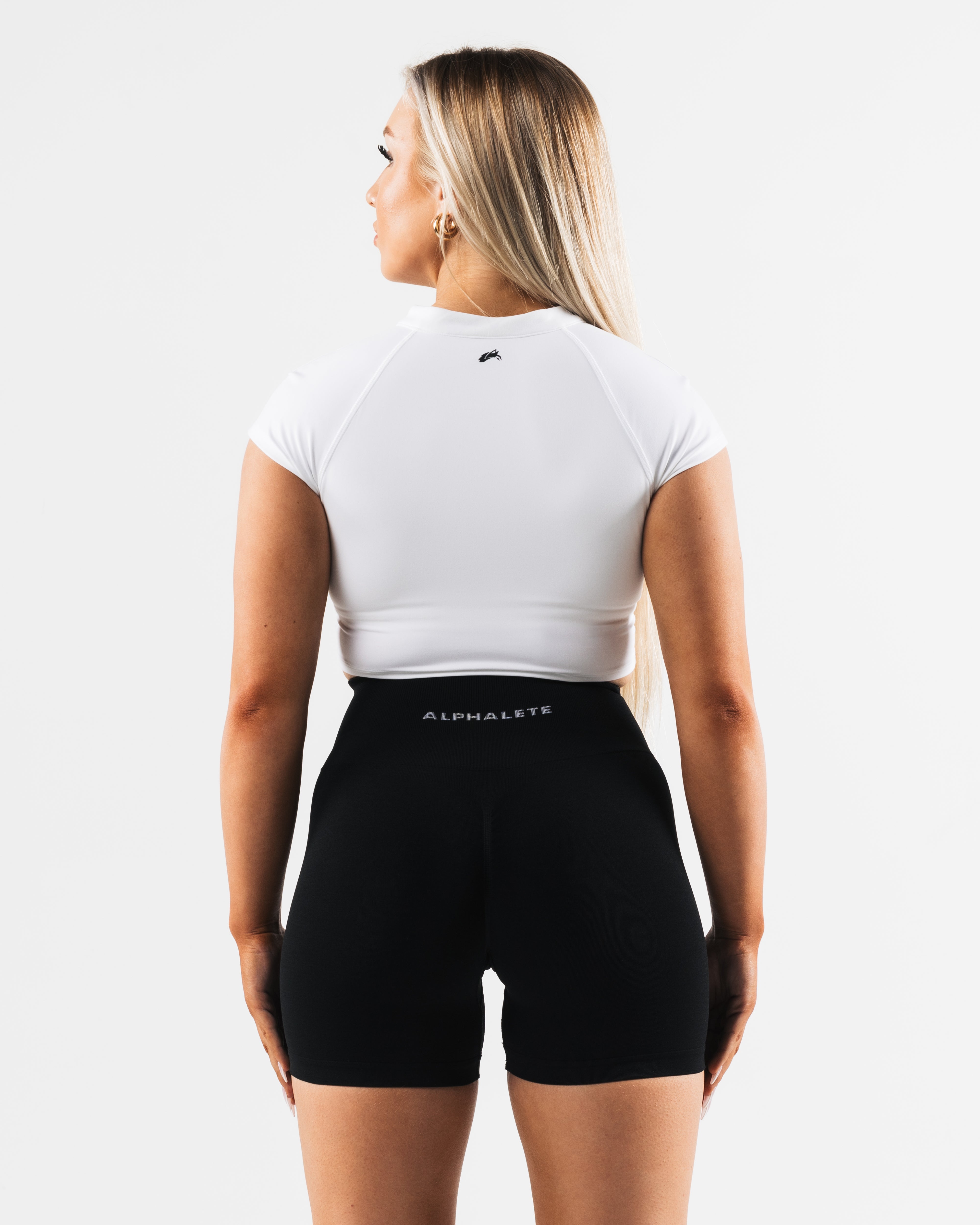 KDM Zip Front Sports Bra for Women - Comfortable & Supportive White Workout Bra - Perfect for Yoga, Running & Gym