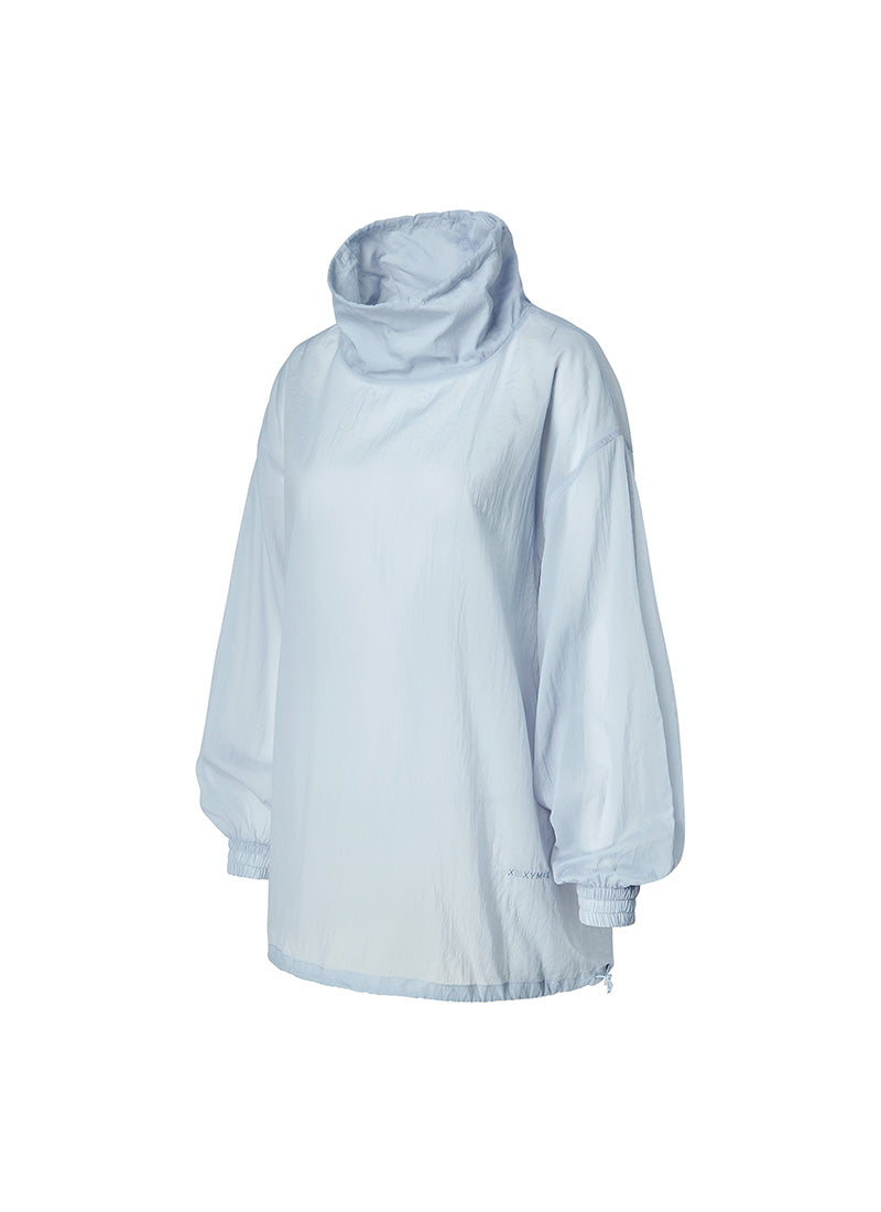 Lightweight Sheer Cover-Up Anorak Jacket for Women - Breathable Sun Protection for Beach, Pool & Summer Outings