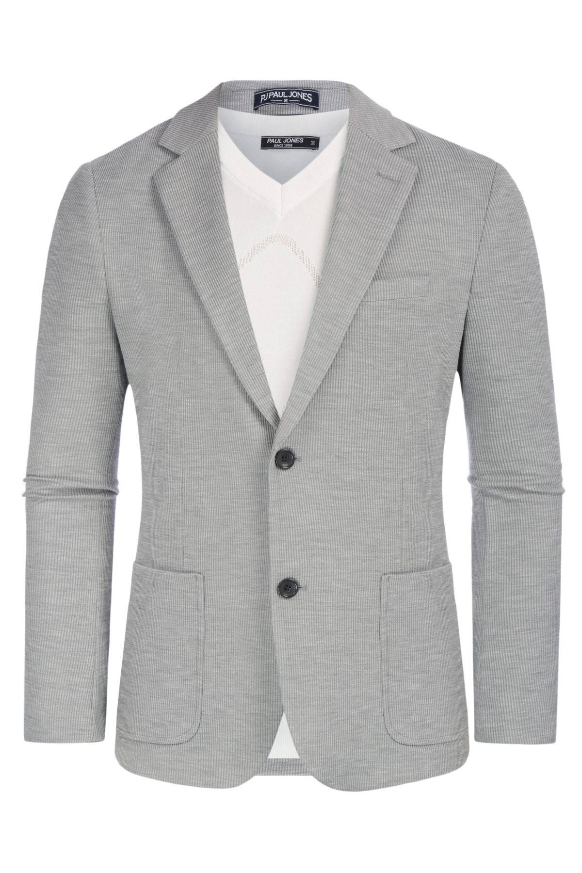 Men's Casual Knit Blazer - 2 Button Unlined Stretch Sport Coat Suit Jacket for Business Casual & Office Wear