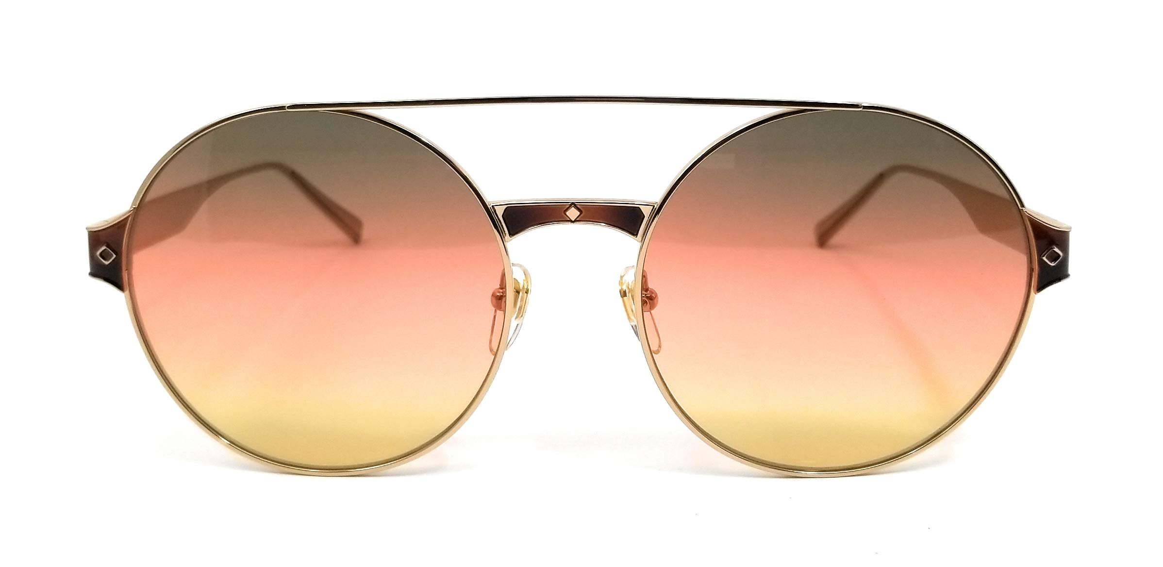 MCM 124 S 729 Sunglasses - Gold/Green Rose Yellow Frame - UV Protection & Polarized Lenses - Perfect for Beach, Driving & Outdoor Activities