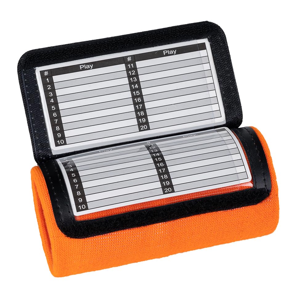 Football Wrist Coach 5 Pack - Triple Window QB Wristband Playbook - Perfect for Flag, Tackle, and Youth Football Training