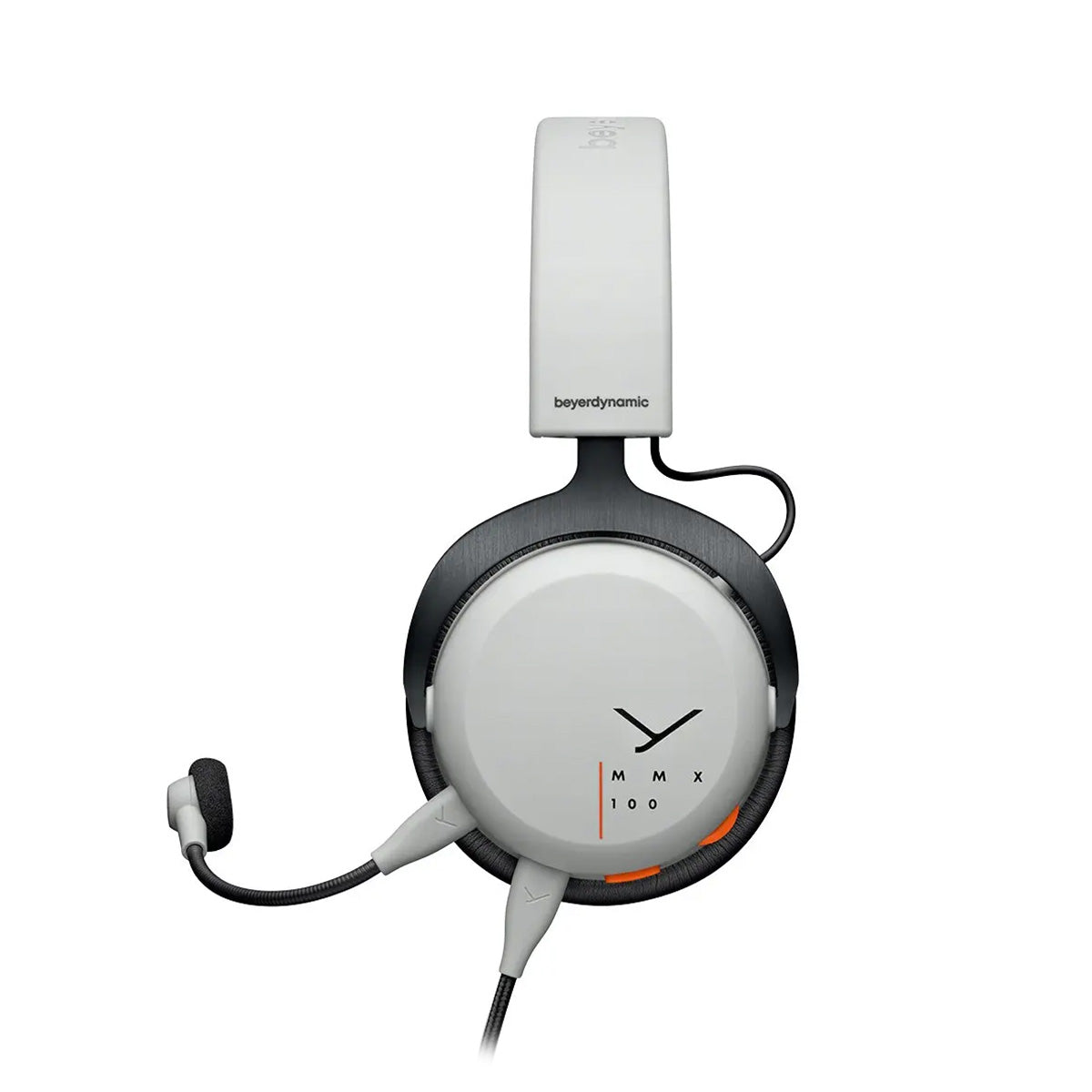 Beyerdynamic MMX100 32 Ohm Closed-Back Gaming Headset with Microphone - Grey | Professional PC Gaming Headphones for Esports, Streaming & Online Meetings