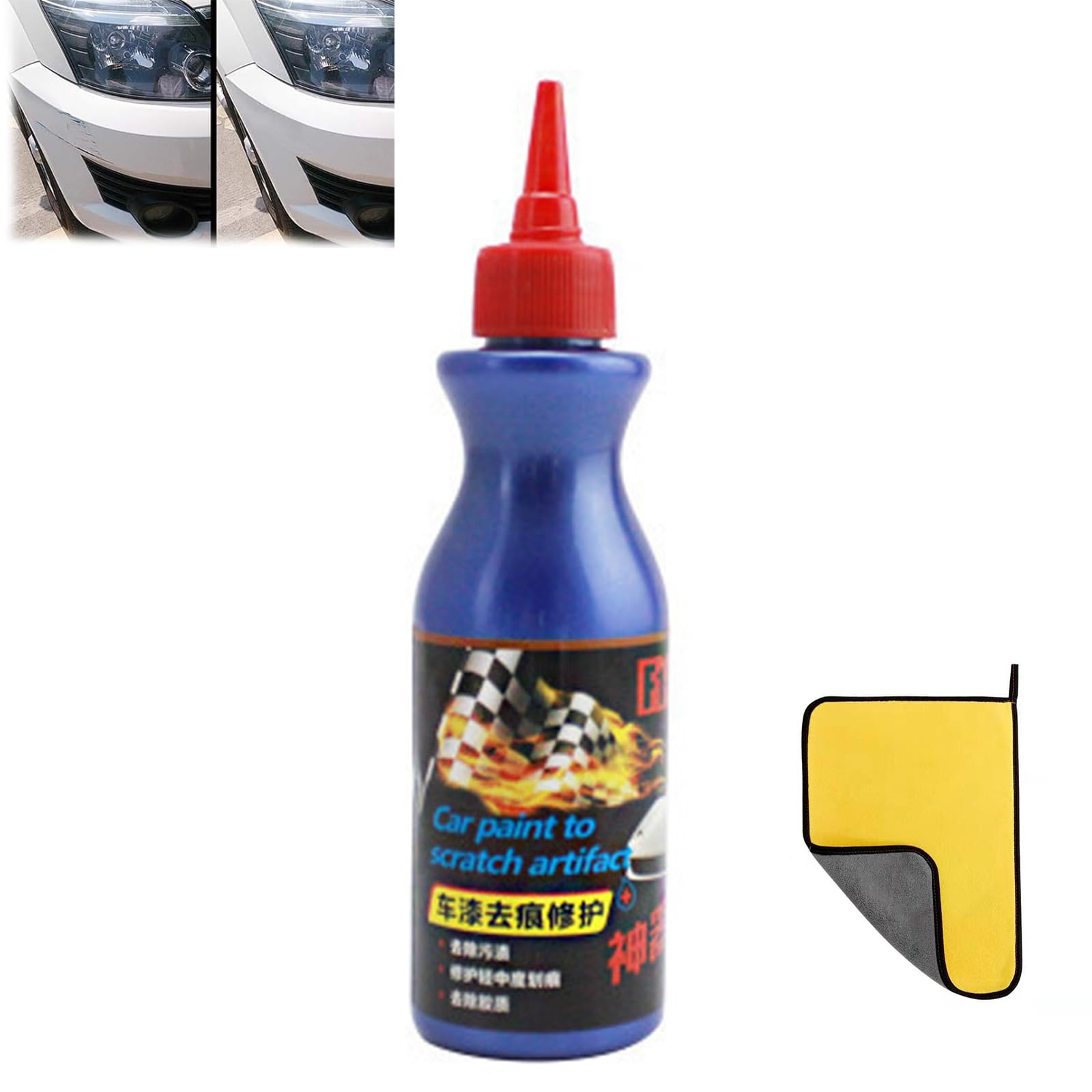 Professional Car Scratch Repair Wax - Quick & Easy Scratch Remover for Car Paint, Auto Polishing Wax for Deep & Light Scratches (1pc) - Perfect for DIY Car Detailing, Paint Restoration & Vehicle Maintenance