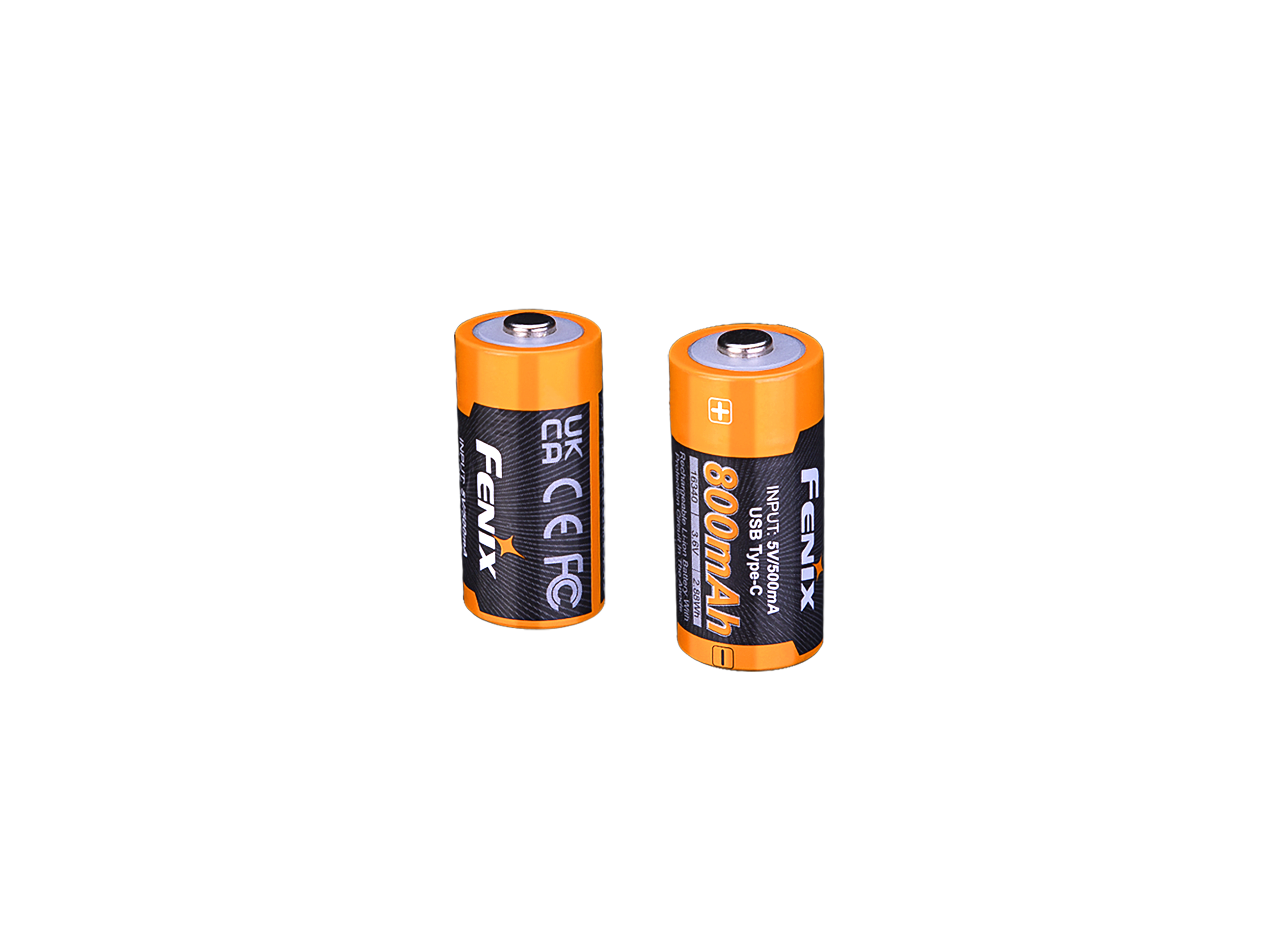 Fenix ARB-L16 800 Lumens USB-C Rechargeable 16340 Battery - Perfect for Tactical Flashlights, Emergency Kits & Outdoor Adventures