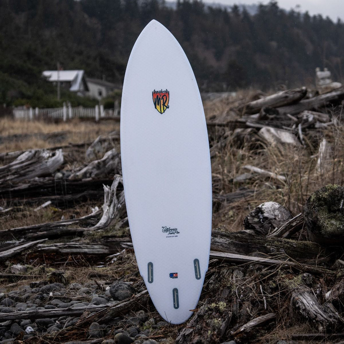 Libtech MR x Mayhem California Pin 5'9 Surfboard - FCSII Compatible Performance Shortboard for All Wave Conditions | Perfect for Beach Breaks, Point Breaks and Everyday Surfing