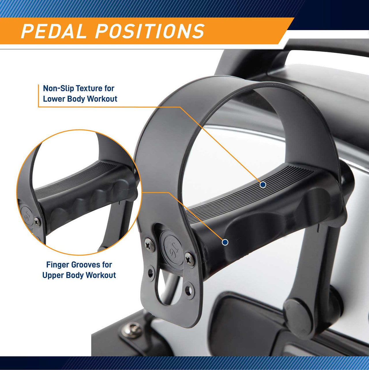 Marcy NS 9200 Portable Magnetic Mini Exercise Bike - Compact Home & Office Workout Equipment for Fitness, Rehab & Desk Cycling
