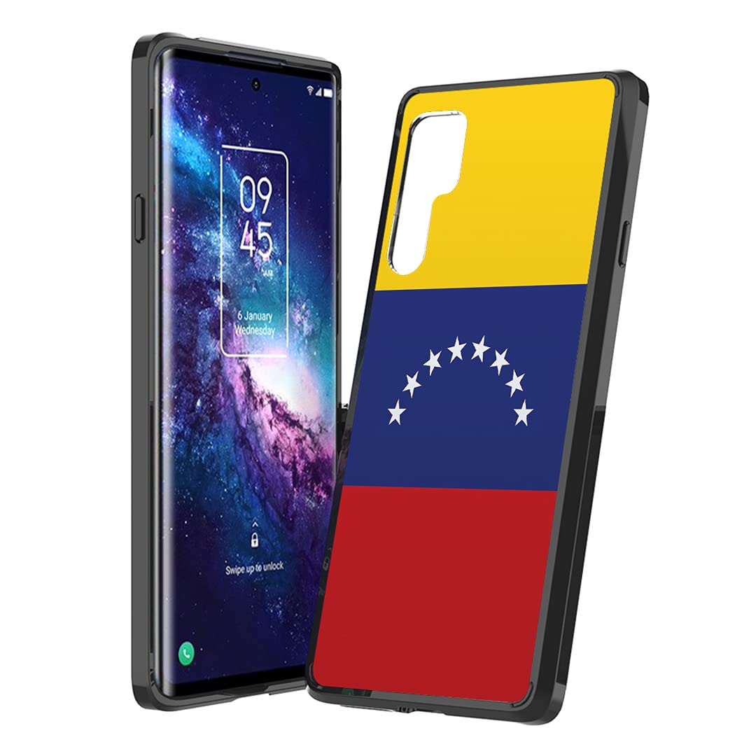 TCL 20 Pro 5G Case - Heavy Duty Protective Cover with Venezuela Flag Design for Travel & Daily Use