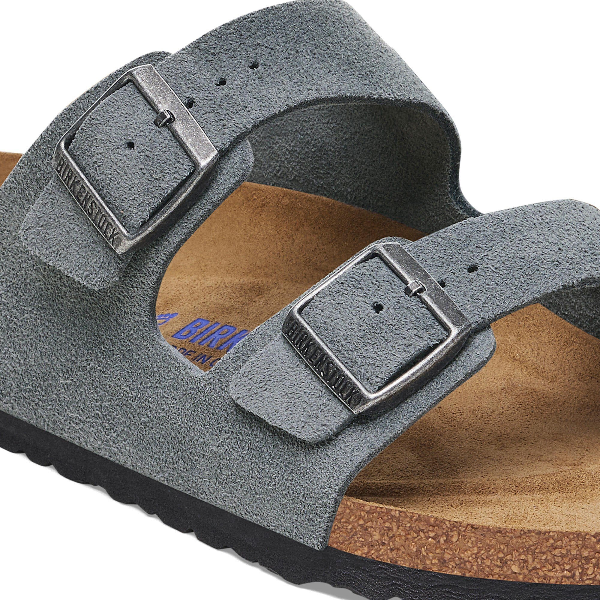 Arizona Soft Footbed Suede Leather Sandals for Men - Comfortable & Durable Casual Summer Shoes for Beach, Walking, and Outdoor Activities