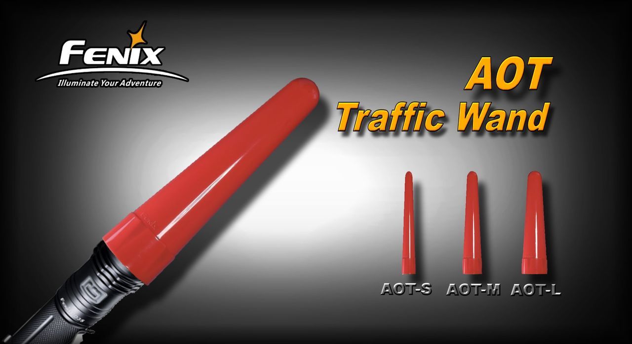 Fenix AOT M Traffic Wand - Medium Safety Baton for Traffic Control & Emergency Signaling - Perfect for Roadside Assistance, Construction Sites & Nighttime Safety