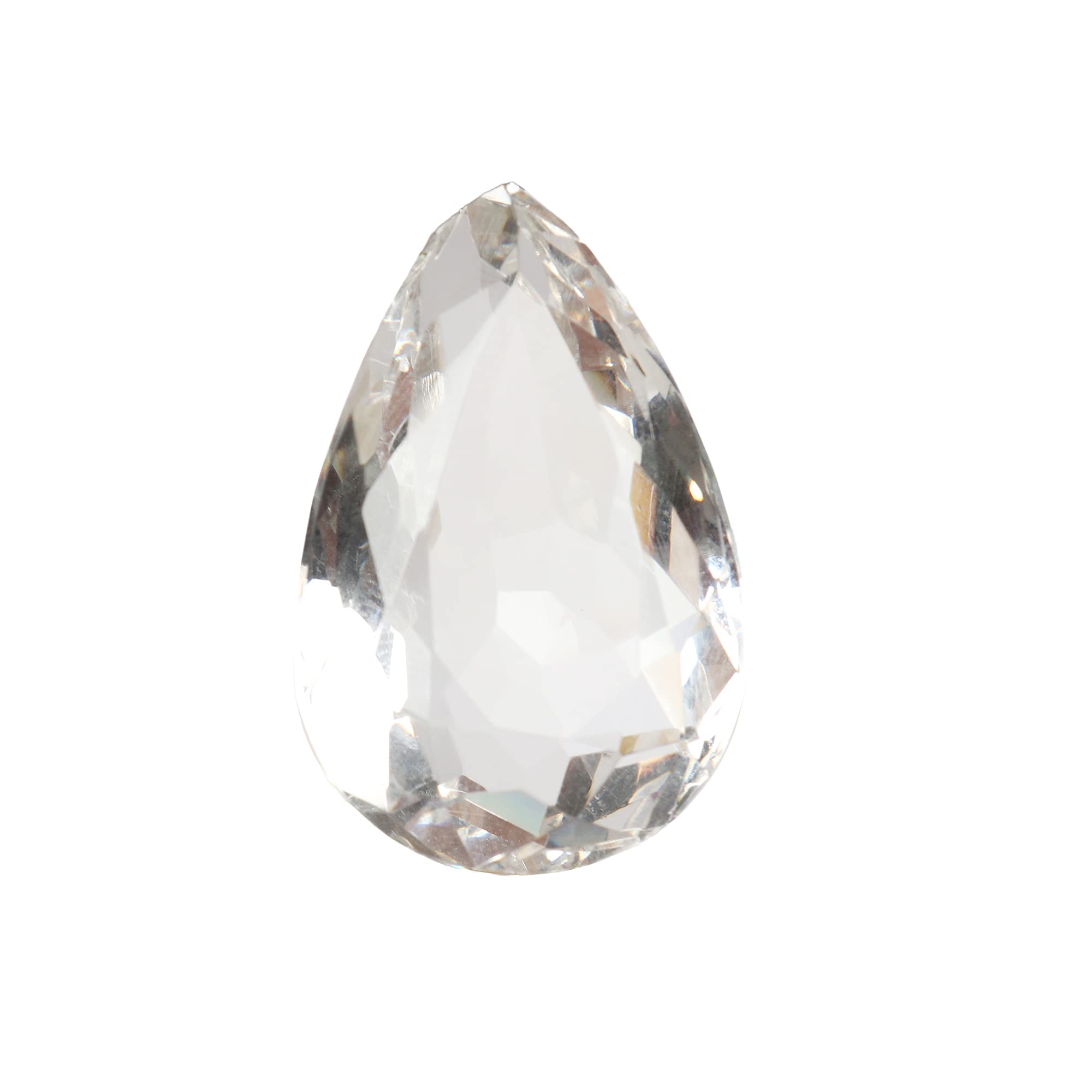 Pear White Topaz Loose Gemstone Beads 68.30 Ct - Faceted Beads for Jewelry Making, DIY Crafts, Necklaces & Bracelets - Premium Quality Natural Topaz Gemstones