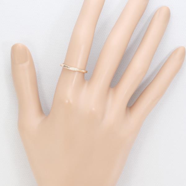 4℃ K10PG Pink Gold Diamond Ring for Women - Elegant 10K Rose Gold Engagement & Wedding Band - Perfect for Proposals, Anniversaries, and Special Occasions