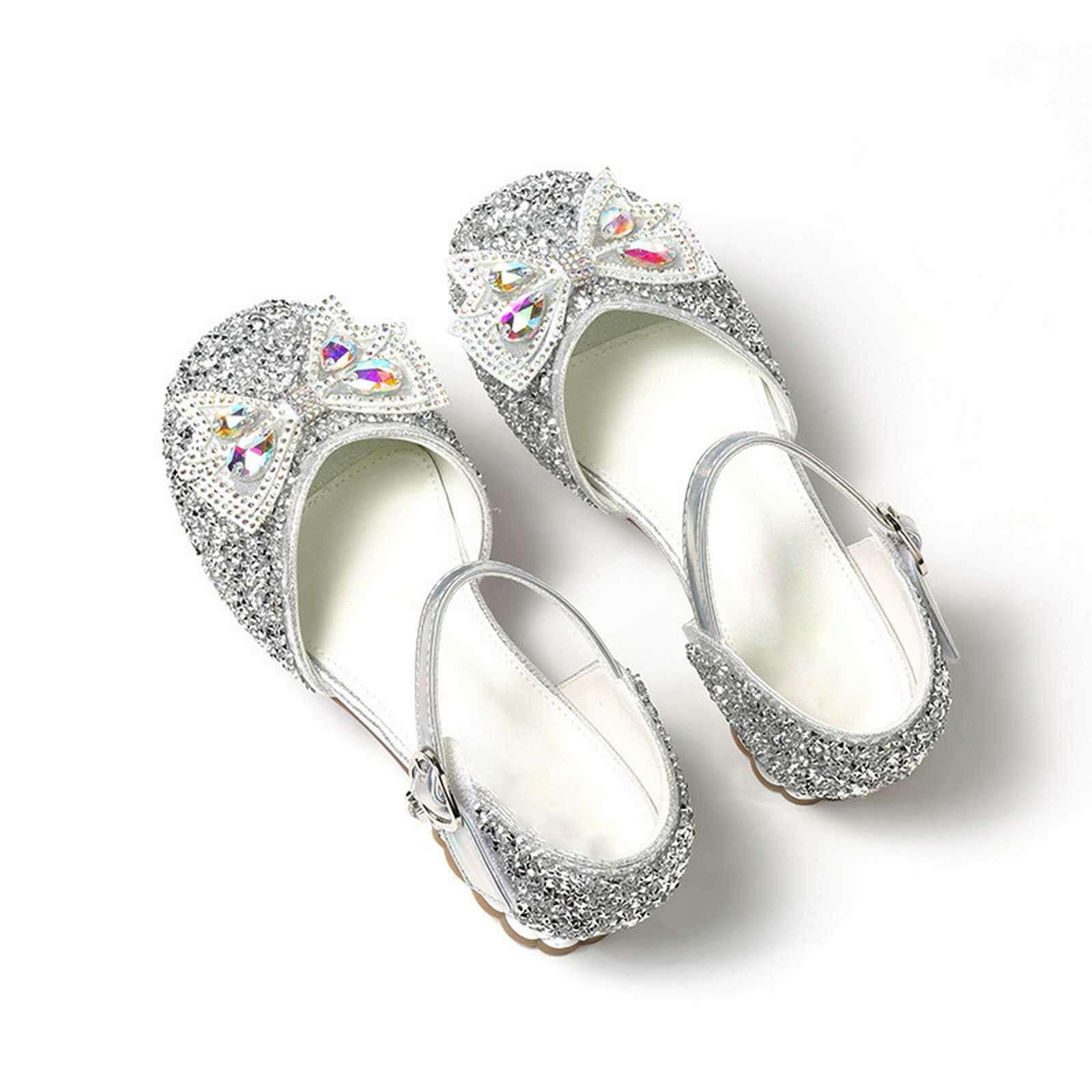 Soft Squeaky Baby Shoes for Girls - Cute Bow Princess Toddler Shoes Size 3 | Perfect for First Walkers, Playtime & Special Occasions