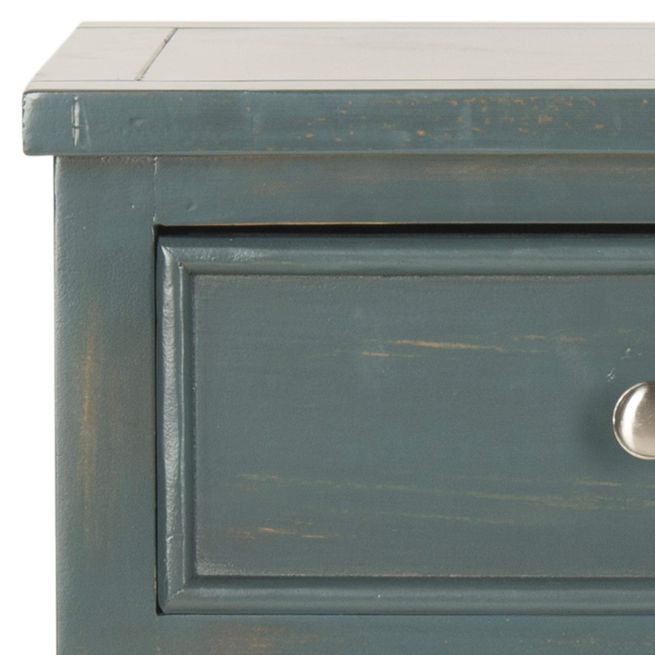 Dark Teal End Table - 16.9