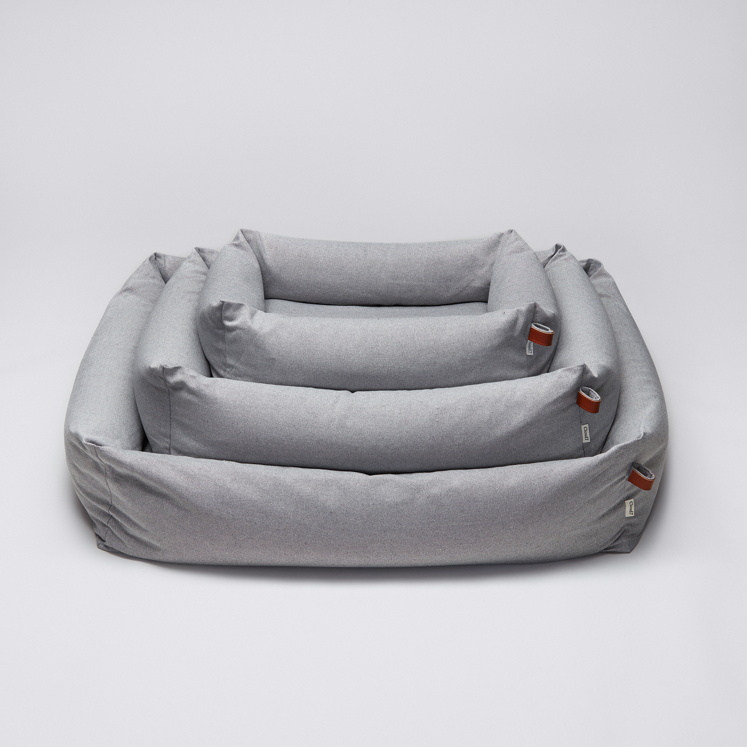 Cloud7 Sleepy Deluxe Dog Bed - Premium Orthopedic Pet Bed in Tweed Grey for Medium & Large Dogs | Perfect for Bedrooms, Living Rooms & Pet-Friendly Spaces