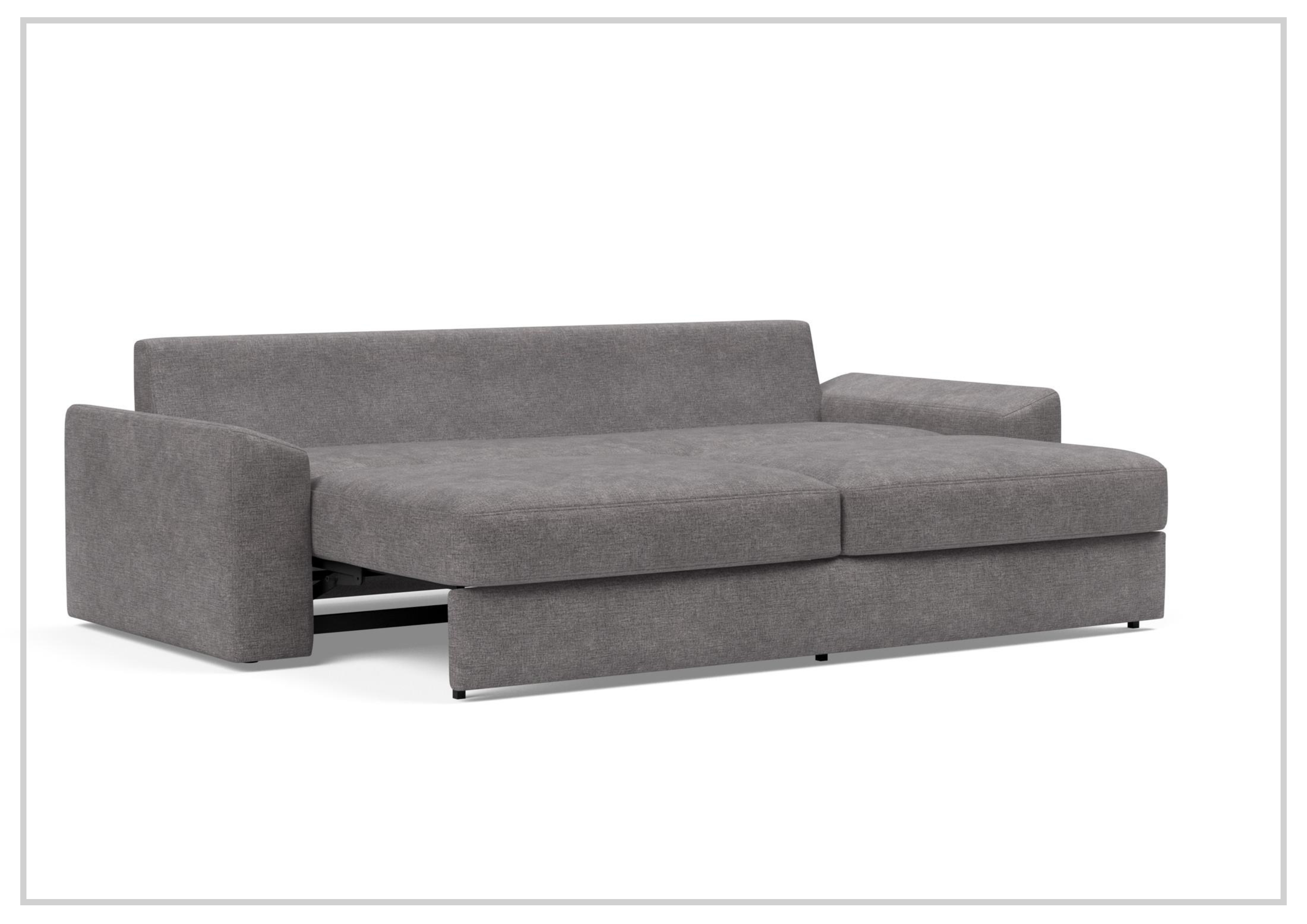 Innovation Living Vilander Full-Size Fabric Sofa Bed - Convertible Sleeper Sofa for Small Spaces, Guest Room & Apartment Living | Comfortable Modern Futon with Storage