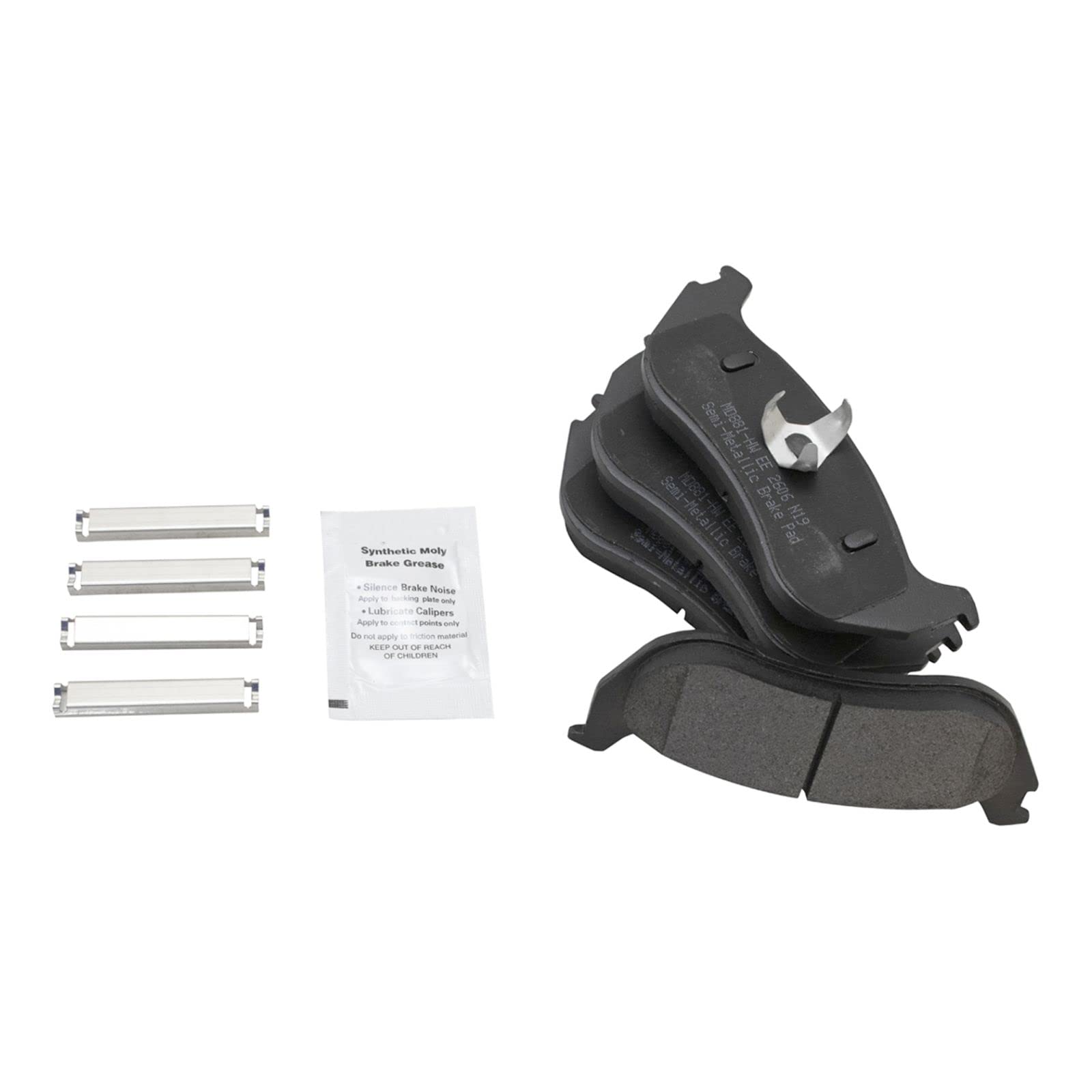Premium Semi-Metallic G-Coated Rear Brake Pad & Rotor Kit with Caliper - Compatible with 2002-2005 Ford Explorer & Mercury Mountaineer | High-Performance Braking System for Off-Roading, Towing & Daily Commuting