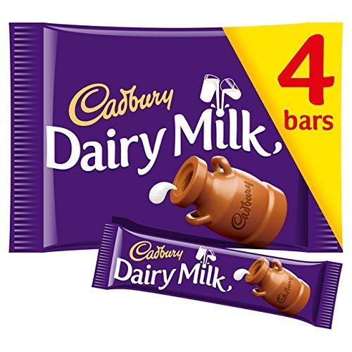 Cadbury Dairy Milk Chocolate Bar Pack - 2 Bars, Imported from UK, Creamy Milk Chocolate with Fairtrade Cocoa | Perfect for Gifts, Snacking & Dessert Toppings