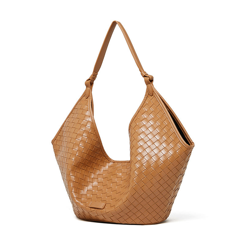 Stylish Handwoven Shoulder Bag for Women & Men - Lightweight Commuter Tote with Adjustable Strap - Perfect for Work, Travel & Daily Use