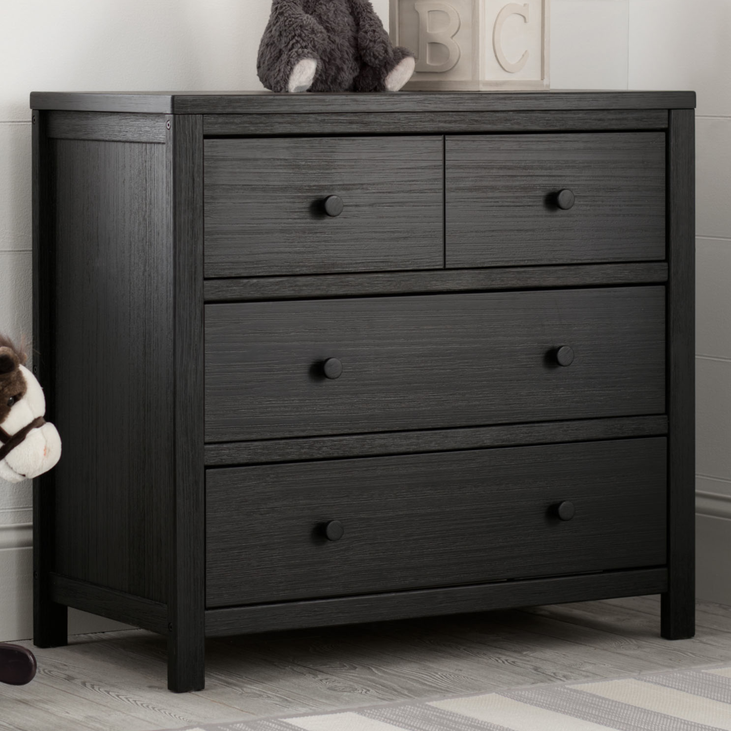 Cambridge 3-Drawer Wooden Dresser for Bedroom - Sturdy Storage Chest with Smooth Gliding Drawers | Perfect for Bedroom Organization, Guest Room, or Nursery Furniture