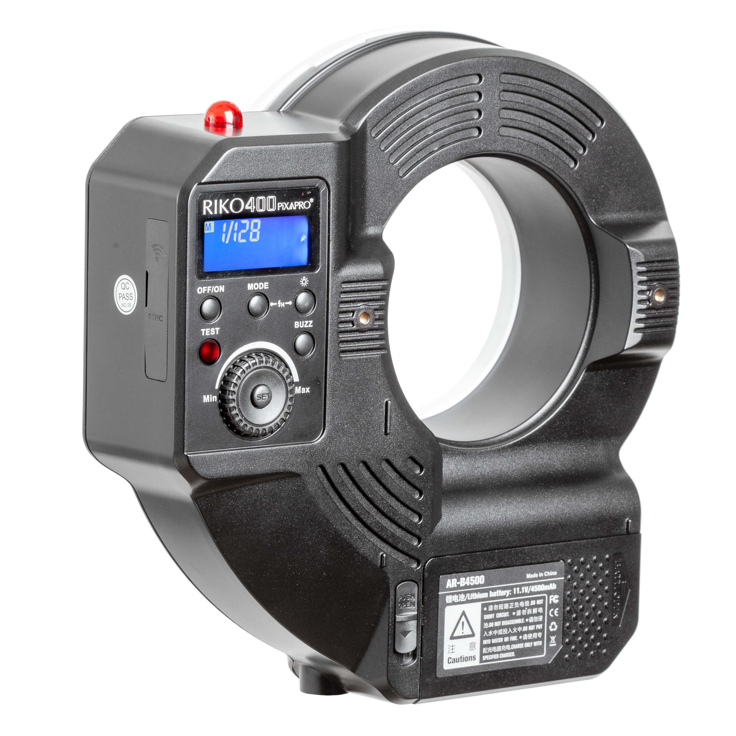 RIKO400 400Ws Professional Daylight Ring Flash for Studio Photography - Compatible with Godox AR400 - Perfect for Portrait, Macro & Fashion Photography