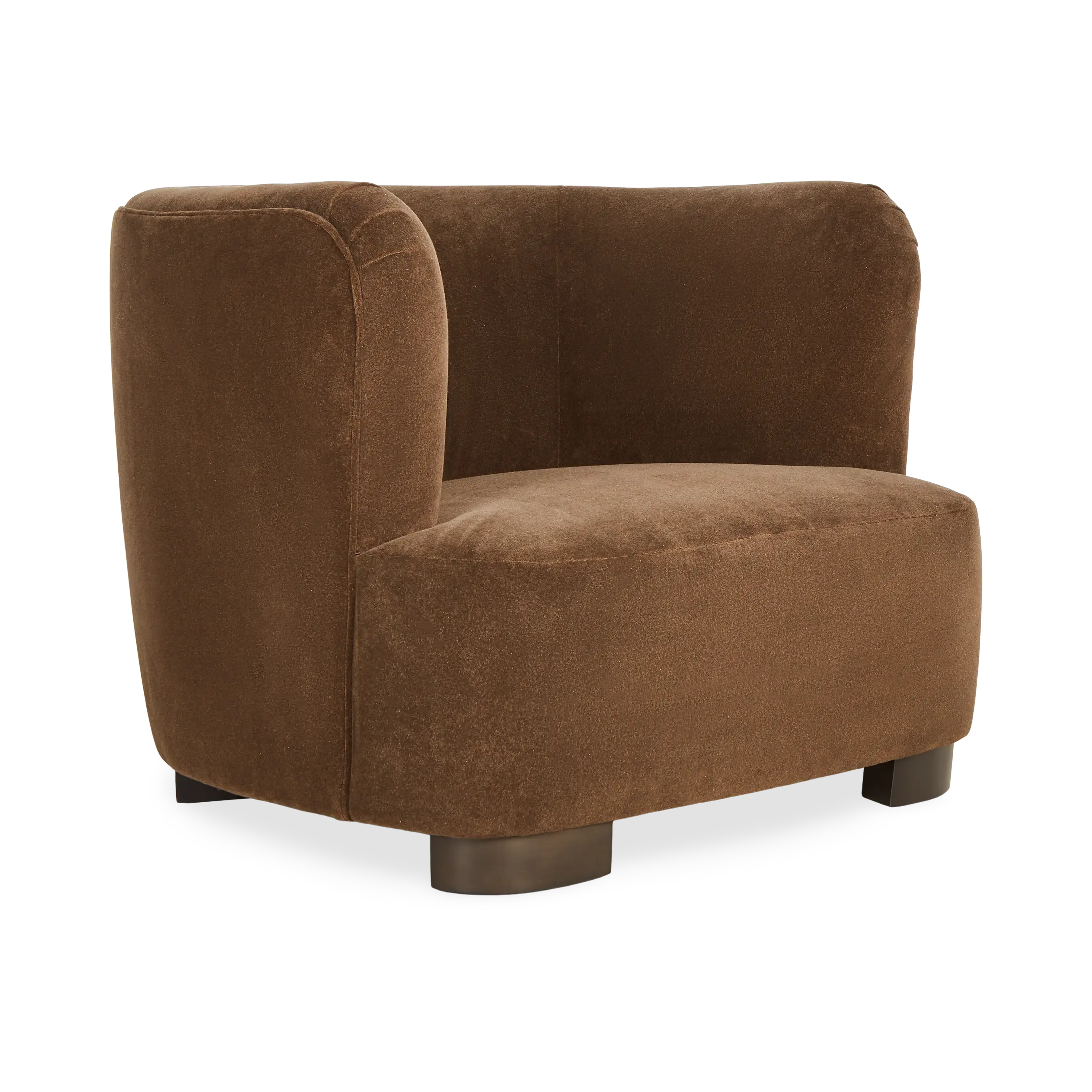 August Lounge Chair - Modern Comfortable Recliner for Living Room, Patio & Office - Premium Fabric Upholstered Relaxing Chair with Ergonomic Design