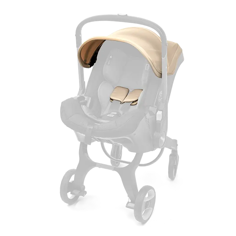 Doona Infant Car Seat Canopy & Shoulder Pads - Soft Protective Cushion for Baby Stroller, Carrier & Travel Accessories | Lightweight & Breathable for Newborns 0-12 Months
