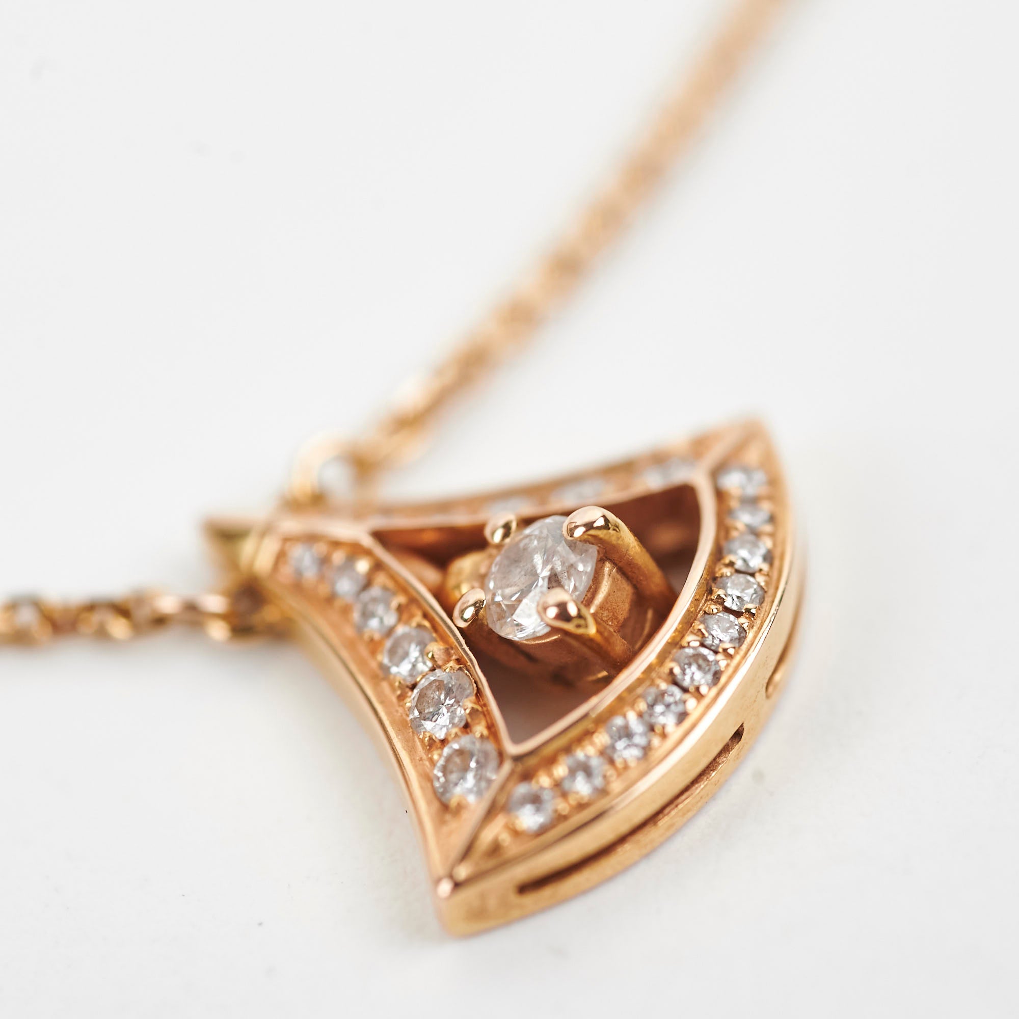 Bvlgari Divas' Dream Diamond Pendant Necklace in 18k Pink Gold - 354363 | Luxury Jewelry for Women, Perfect for Weddings & Special Occasions