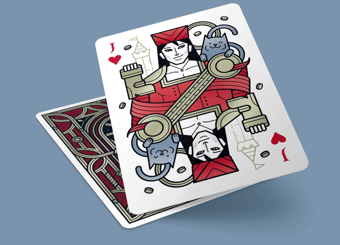 Heroic Tales Playing Cards - Premium Deck for Poker, Magic Tricks & Game Nights | Collectible & Durable Cards for Family Fun & Entertainment