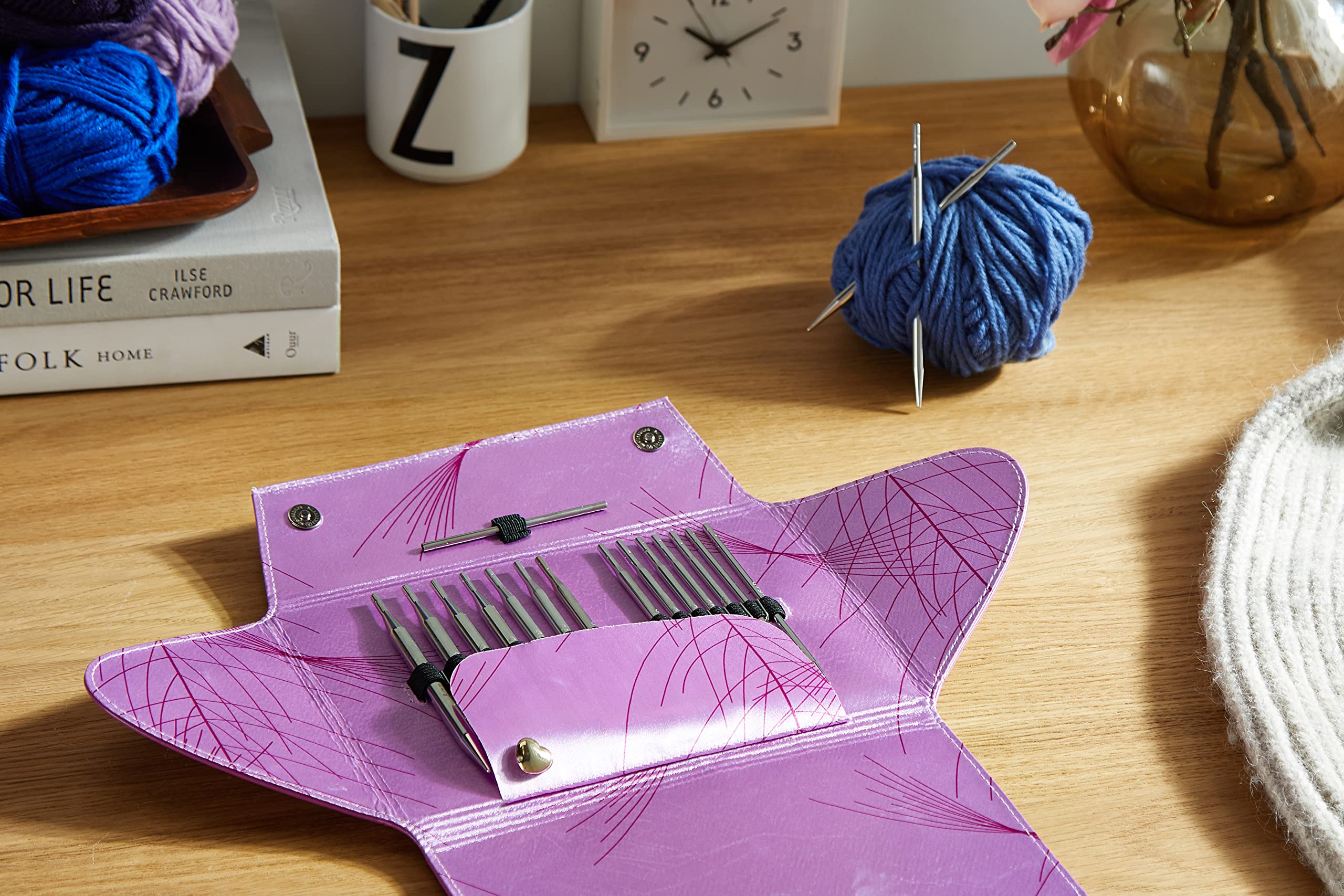 ADDI 760-7 CLICK Long Tip Lace Interchangeable Knitting Needle Set - Perfect for Crochet, Knitting & Crafting Projects - Ideal Gift for Knitters & Yarn Enthusiasts