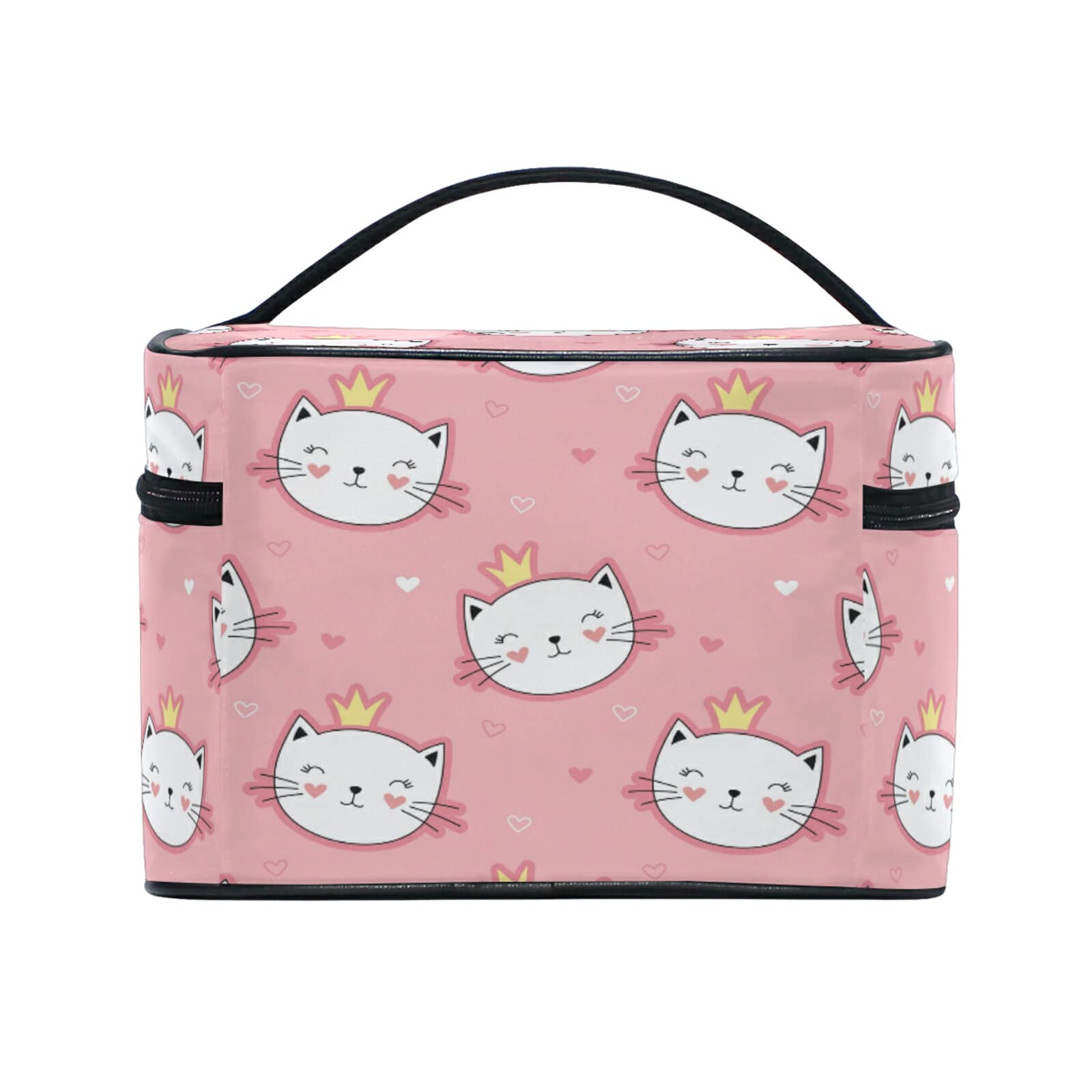 Adorable Baby Princess Cat Makeup Bag for Women - Waterproof Cosmetic Organizer & Travel Toiletry Case - Perfect for Travel, Gym, School & Daily Beauty Essentials Storage