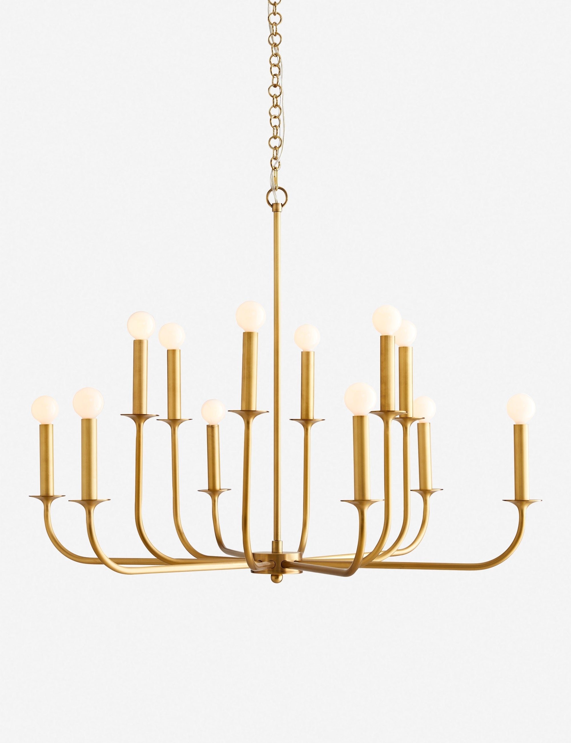 Arteriors Breck Chandelier - Elegant Crystal Ceiling Light Fixture for Dining Room & Living Room Decor