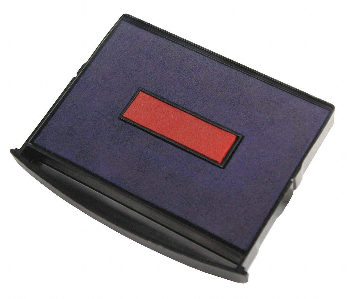 Dual Color Stamp Pad - Blue & Red Ink for Document Signing, Notary, and Office Use