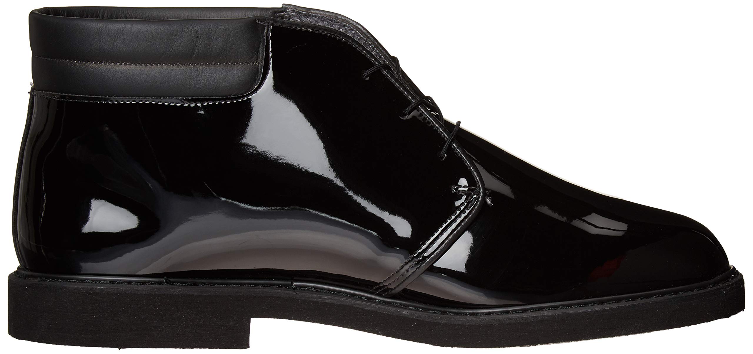 Bates Men's Lites High Gloss Chukka Boots with Padded Collar - Comfortable & Stylish Work Boots for Construction, Hiking & Outdoor Activities