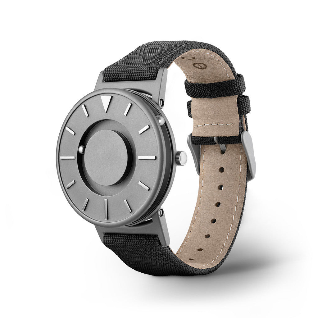 Eone The Bradley Canvas Watch - Minimalist Analog Watch for Men & Women - Stylish Waterproof Wristwatch for Business, Casual & Outdoor Activities