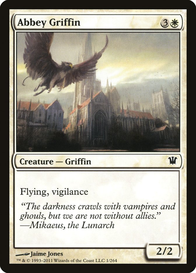 Abbey Griffin [Innistrad] - MTG Magic The Gathering Trading Card - Perfect for Commander, Modern & Innistrad Deck Builders