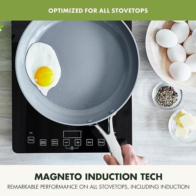 GreenPan Valencia Pro Non-Stick Fry Pan Set - 8
