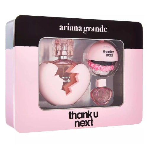 Ariana Grande Thank U, Next Perfume Gift Set - Women's Floral Fruity Fragrance, Eau de Parfum & Body Lotion - Perfect for Birthday, Anniversary & Valentine's Day Gifts