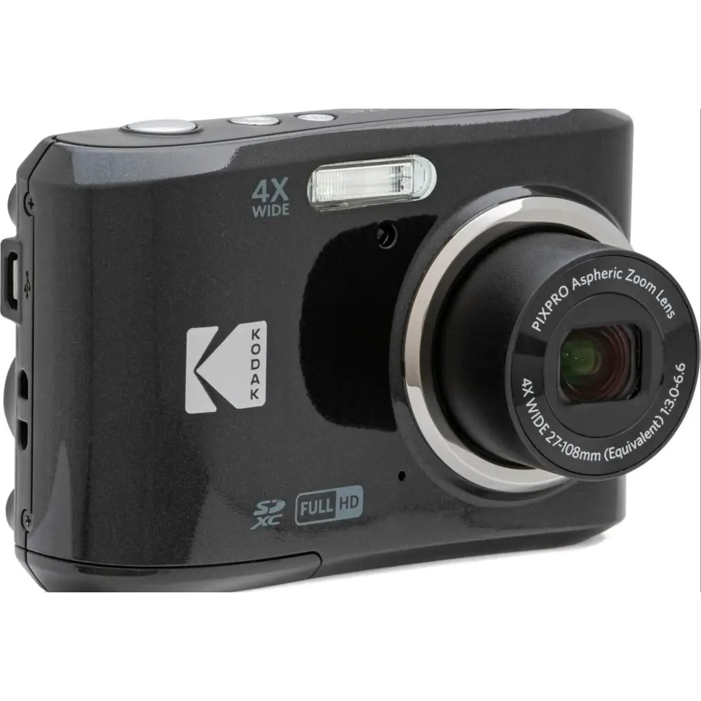 Kodak PIXPRO FZ45 16MP Digital Camera - Black Compact Point & Shoot Camera for Travel, Vlogging & Everyday Photography