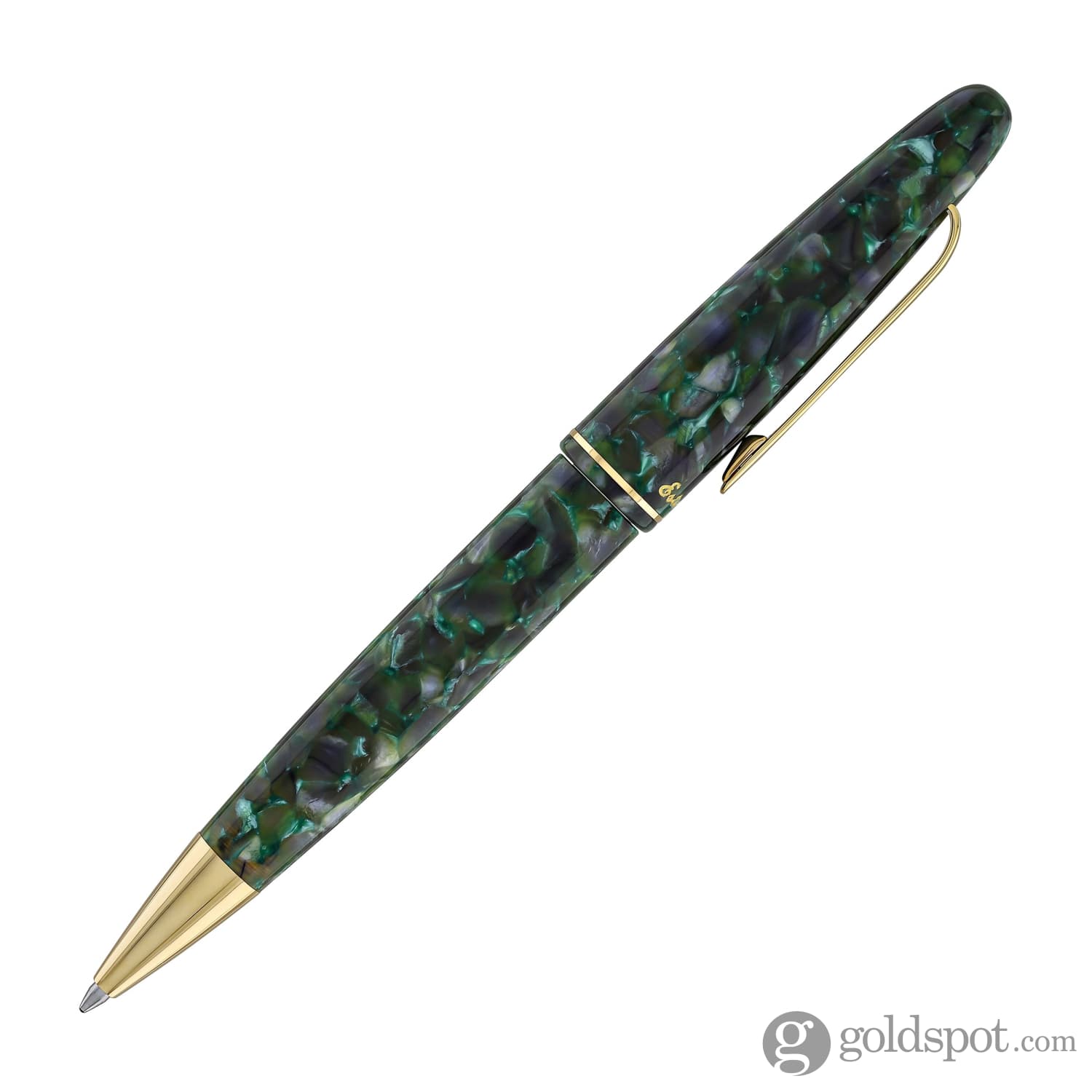 Esterbrook Estie Ballpoint Pen - Jurassic Color with Gold Trim | Premium Writing Instrument for Office, Business Gifts & Luxury Collectibles