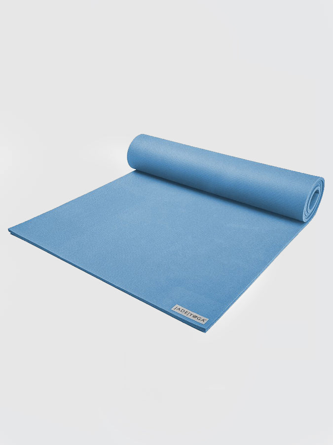Premium Jade Yoga Fusion 68 Yoga & Pilates Mat - 8mm Thick Non-Slip Eco-Friendly Mat for Home & Studio Workouts - Ideal for Hot Yoga, Meditation & Fitness Training